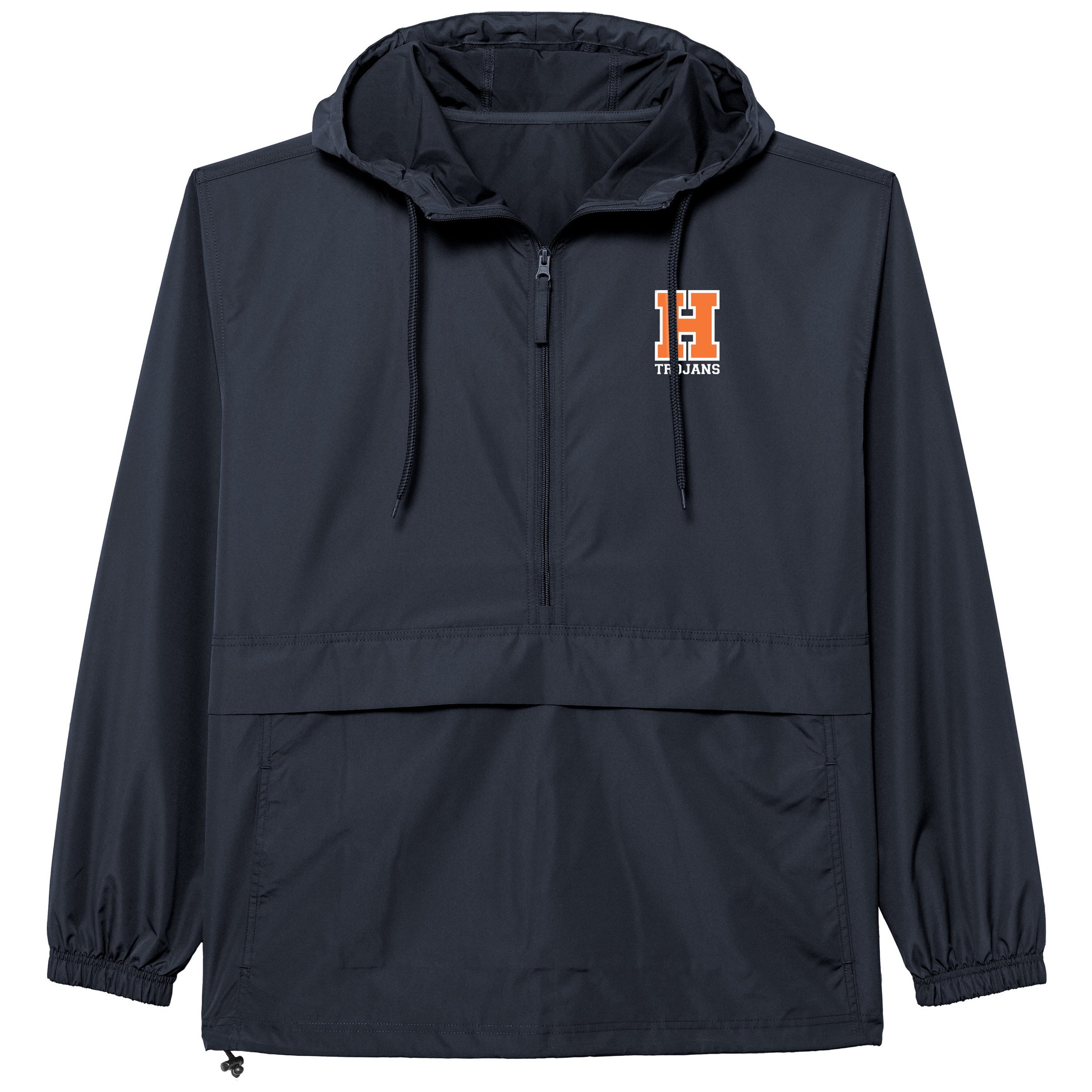 Navy pullover windbreaker 2025